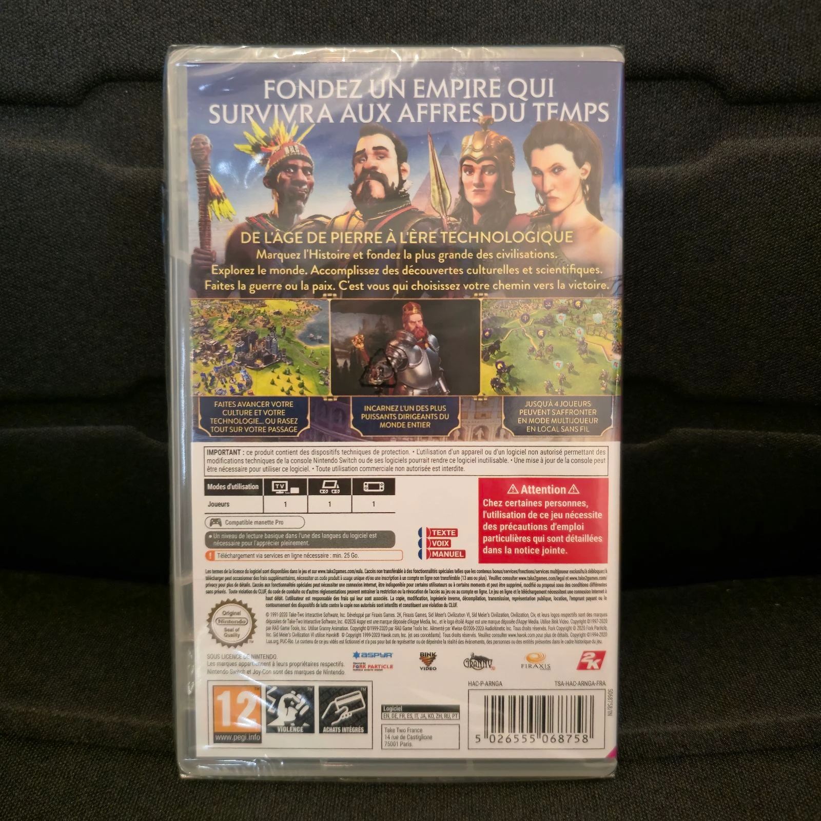 Sid Meier's Civilization VI New in Blister Packaging Nintendo Switch (Downloadable Game) – photo 3